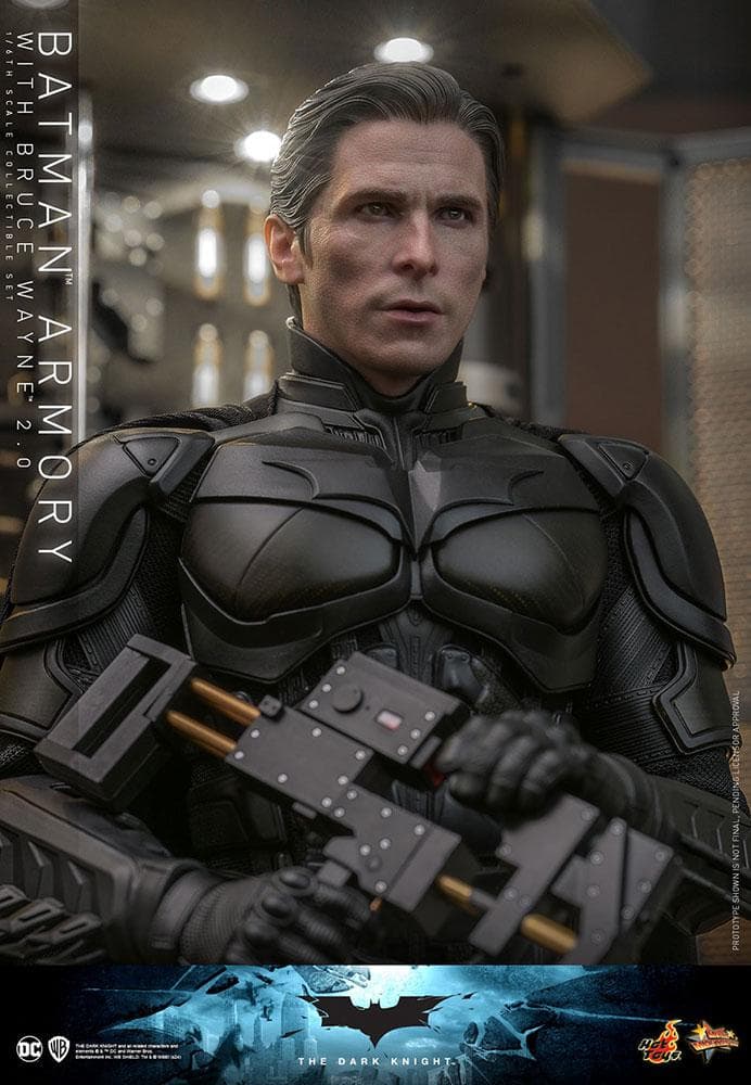 ムービー マスターピース 1/6 バットスーツ格納庫＆ブルース ウェイン2.0版