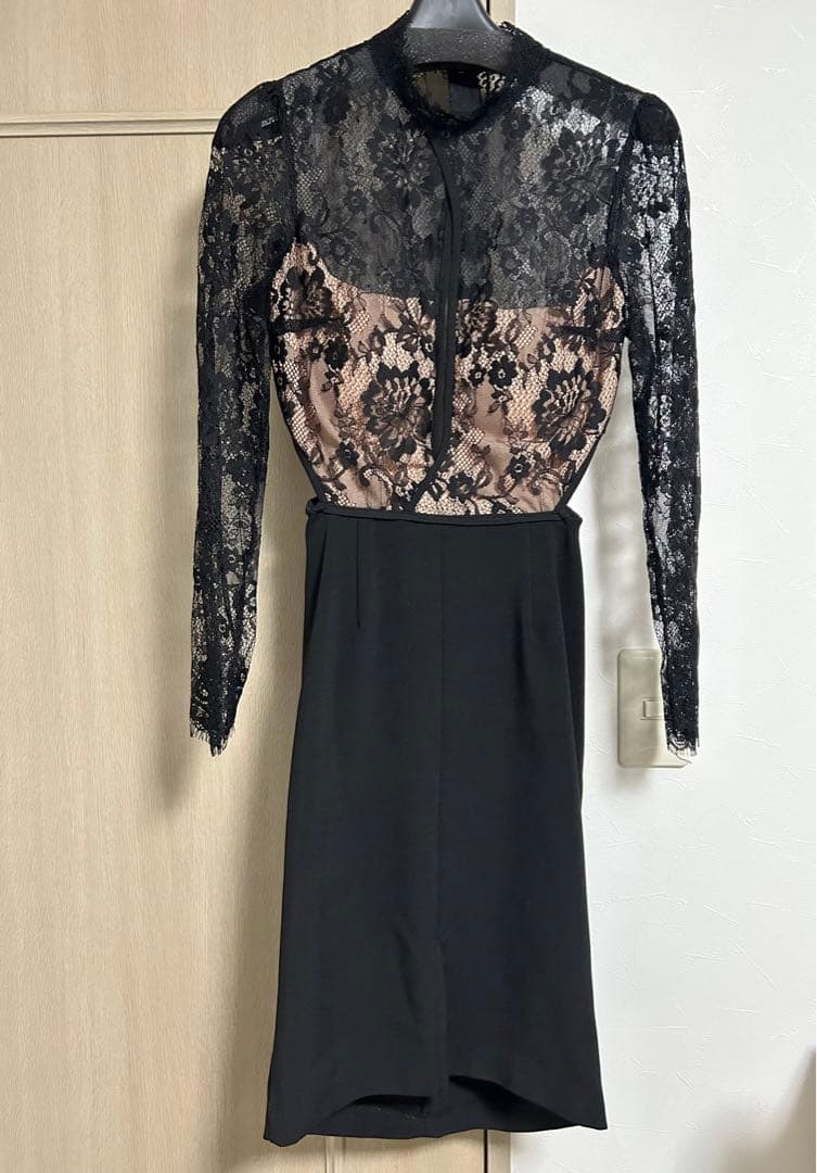 【美品】アンディ　レースドレス　ブラック