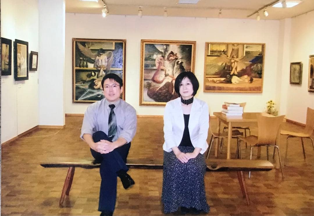 水彩画 花瓶の花 田村誠司「無題」