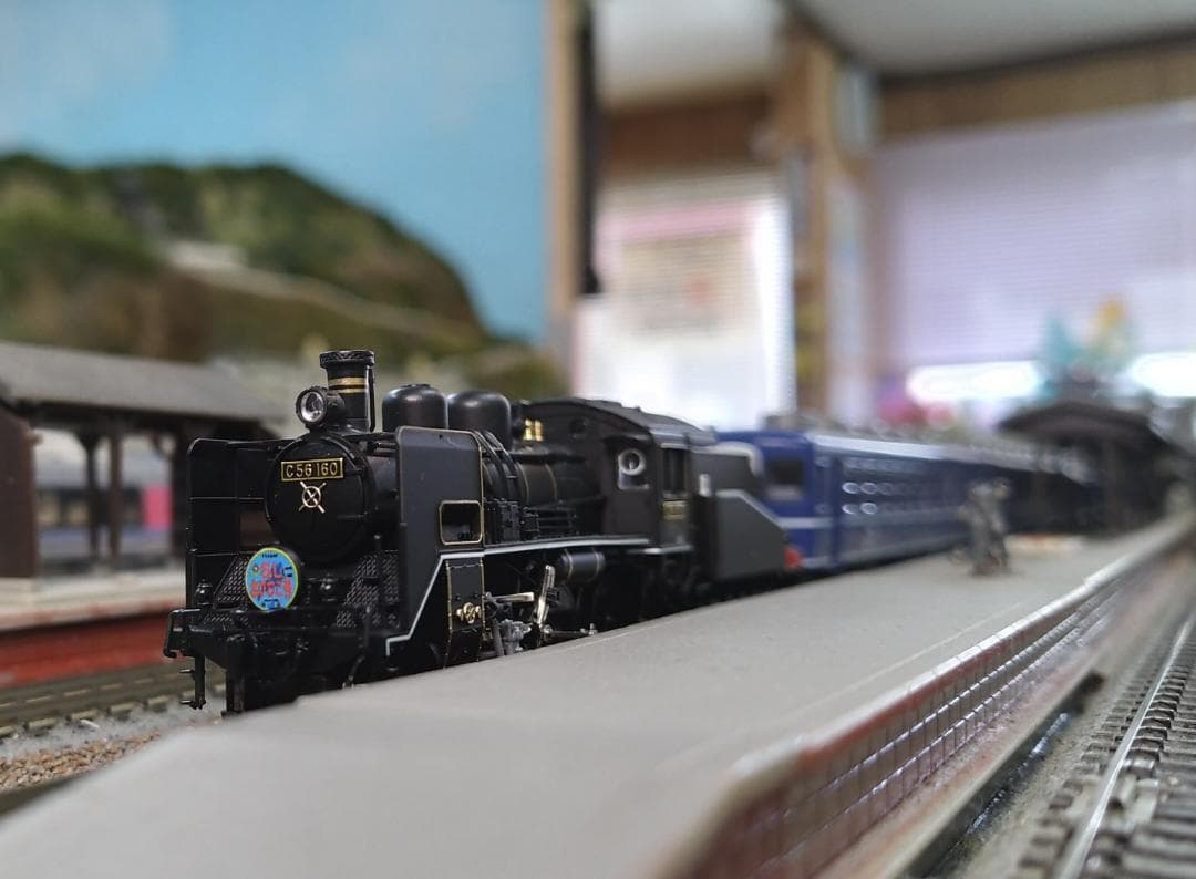 SL北びわこ号 KATO C56 160 ＋ 12系客車