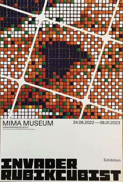 INVADER RUBIKCUBIST ポスター