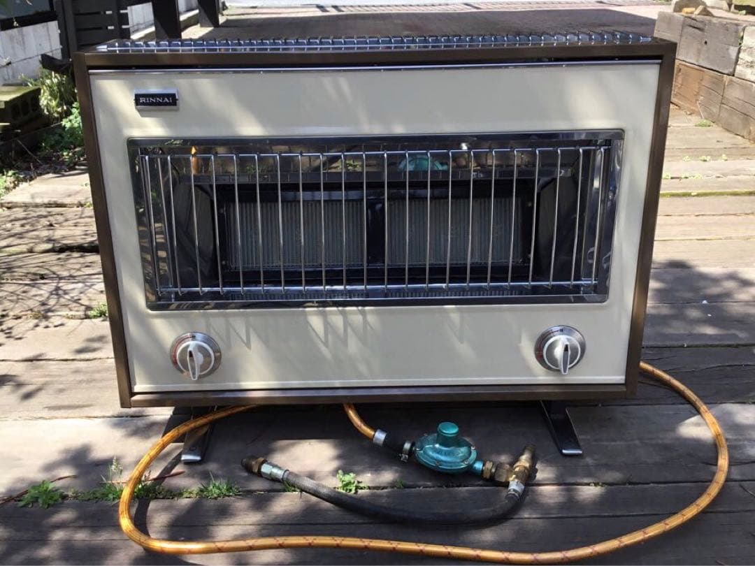 リンナイ　12K II LPガス用　据え置き型　赤外線ストーブ　コード付き