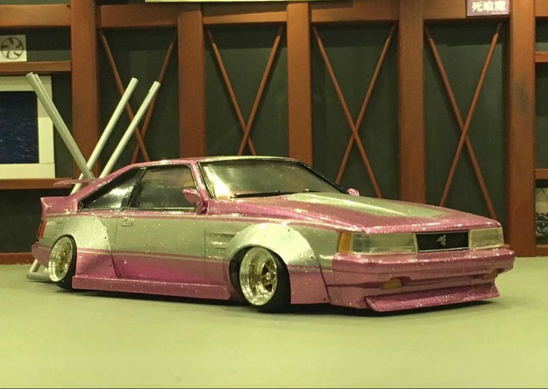 1/24 セリカXX 完成品 街道レーサー チバラギ ワークス シャコタン 族車