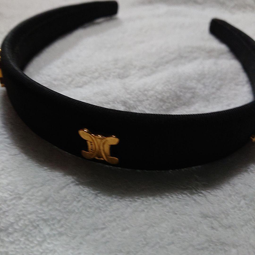 希少セリーヌビィンテージカチューシャ黒