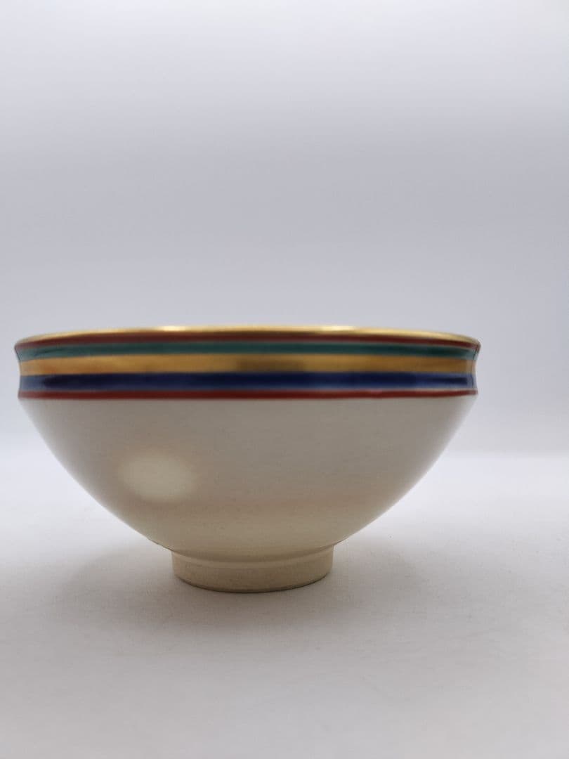 c774 数茶碗 独楽文 手塚桐鳳 10客 木箱 茶道具 古物