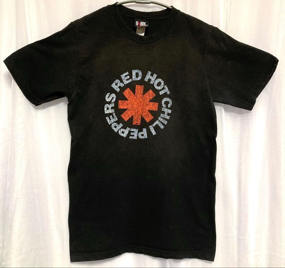 レッチリ00s ビンテージ 黒 ロゴTシャツ バンドT