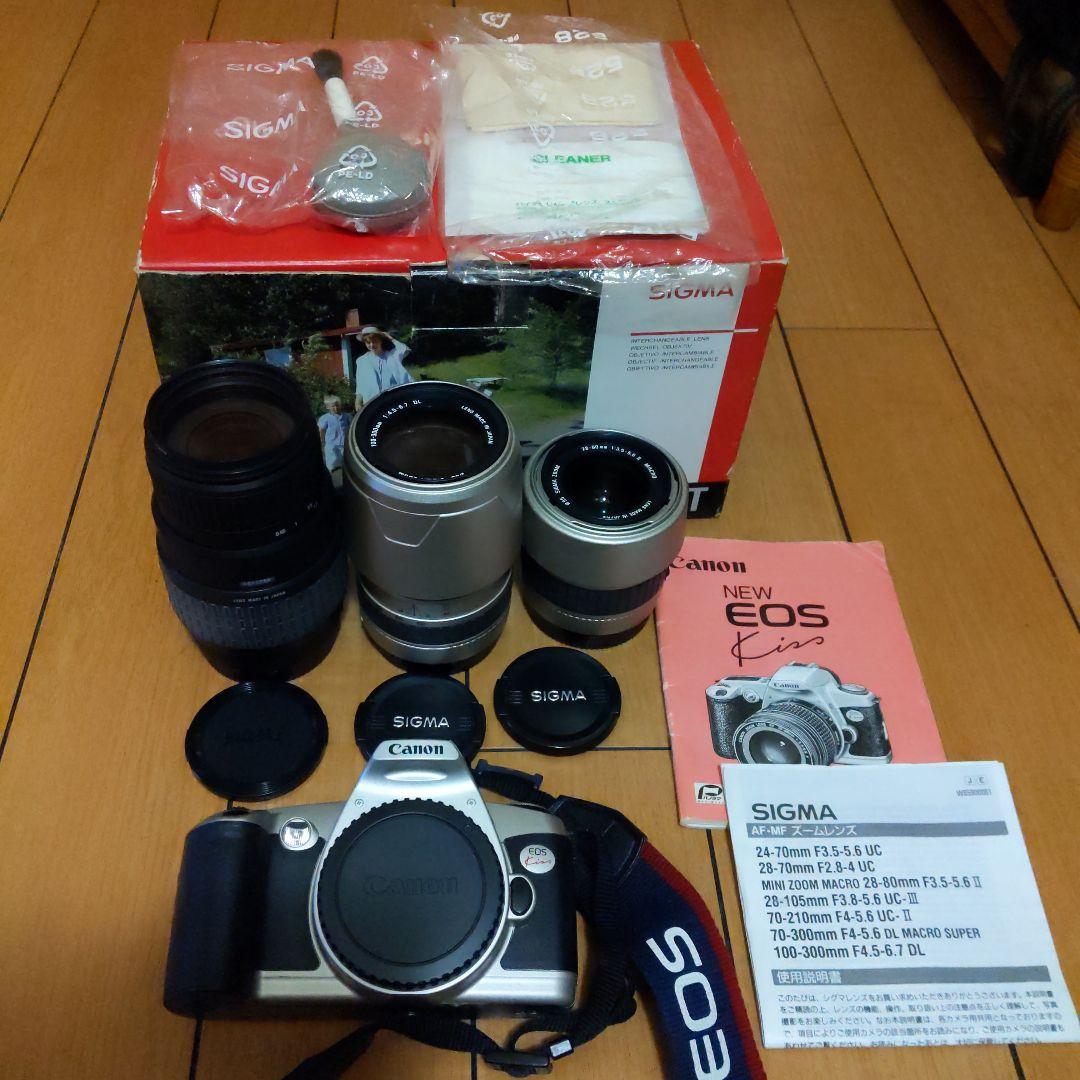 CanonNEWEOS Kiss一眼レフフィルムカメラズームレンズセット
