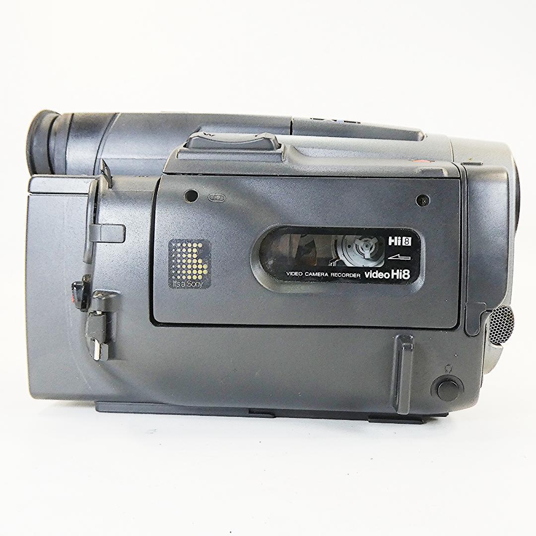 動作良好 Hi8ソニー CCD-TRV90 8ミリビデオカメラ DVD化に最適