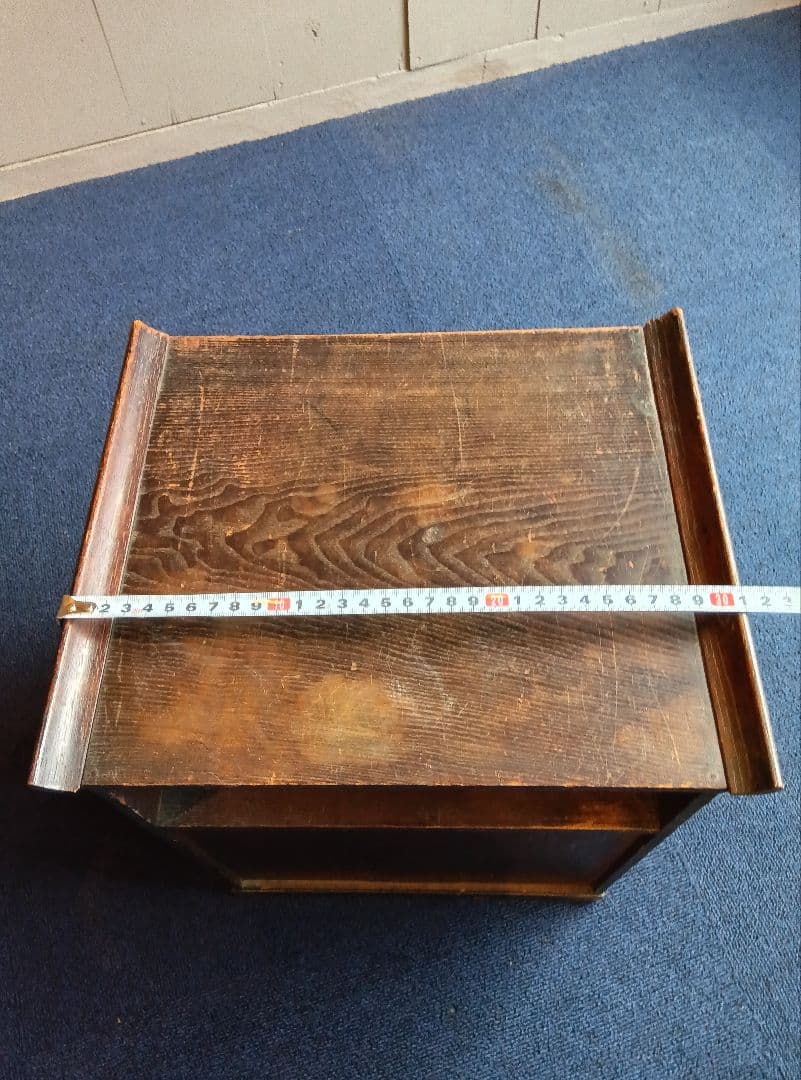 アンティーク　引出し付木箱　茶箱　 小型引出し　小型棚　収納　和風