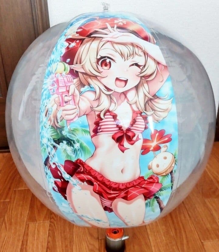 ラスト1点 ビーチボール 原神 79cm 3面印刷