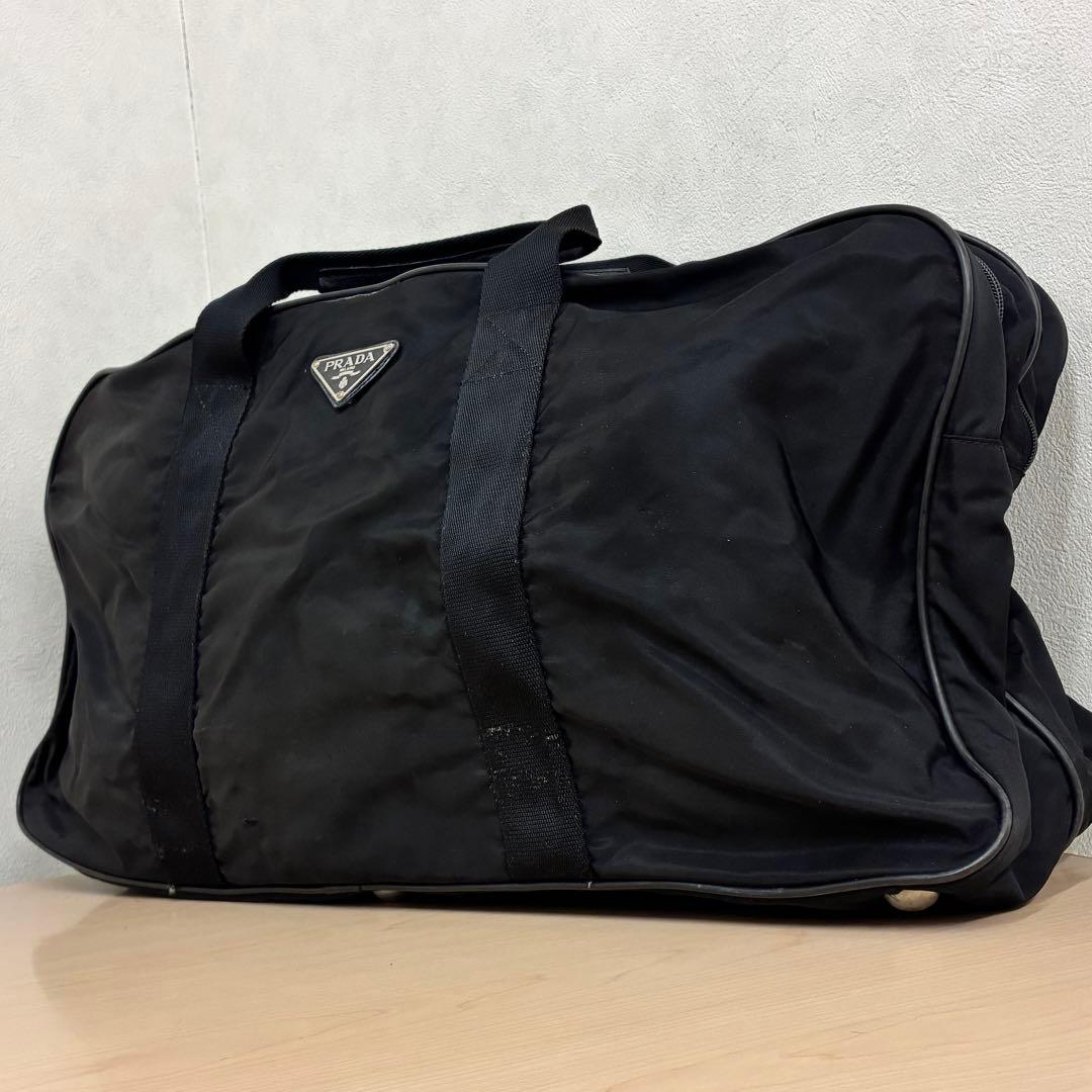 PRADA プラダ ナイロン ボストンバッグ ダッフルバッグ 旅行 出張 ２室