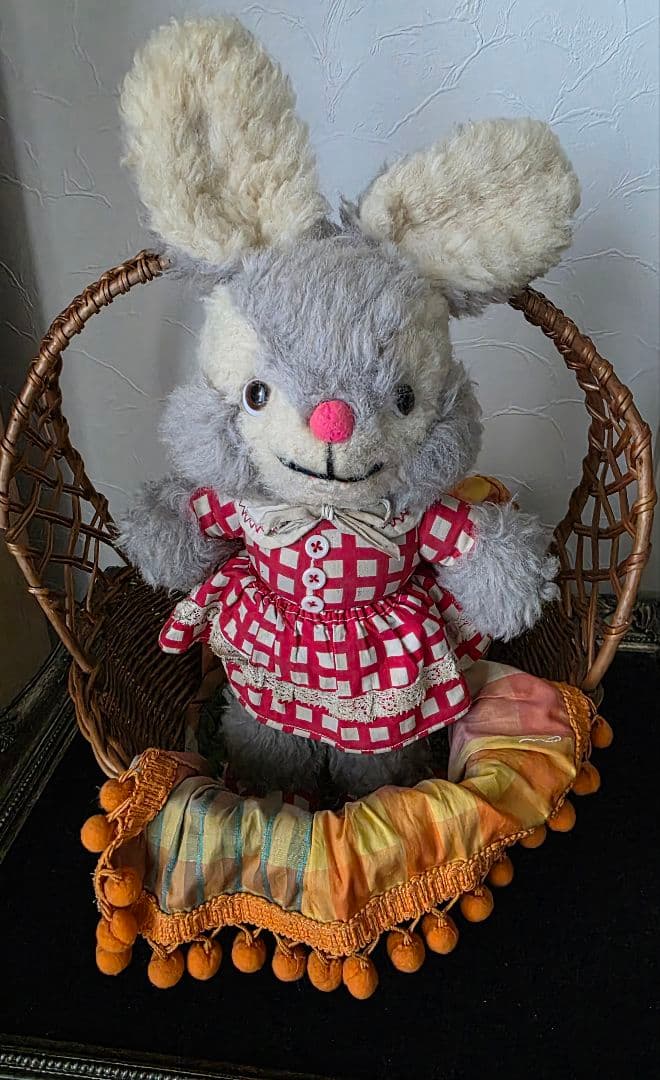 フランスヴィンテージ　アンティーク　　ウサギ