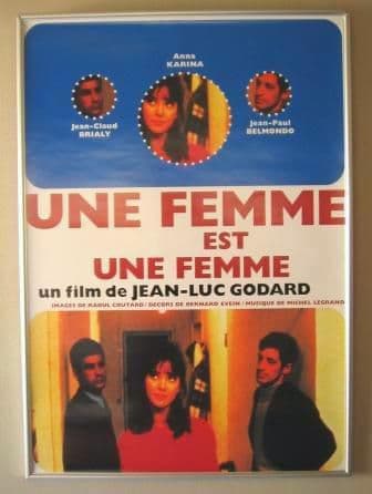 ジャン＝リュック・ゴダール 女は女である ポスター