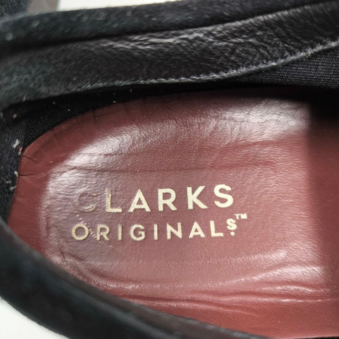 【Clarks】ワラビー スエード ゴアテックス 26 ブラック ビブラムソール