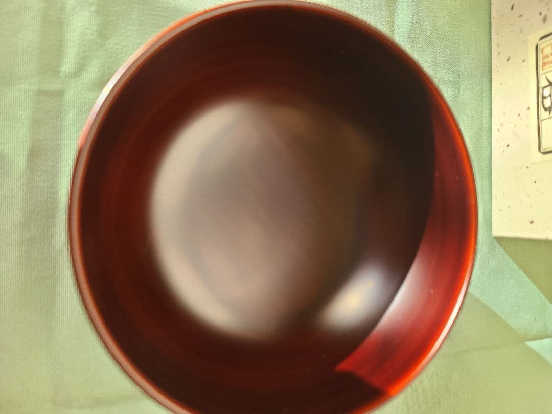 浄法寺　漆器 椀 深い赤色 箱付き