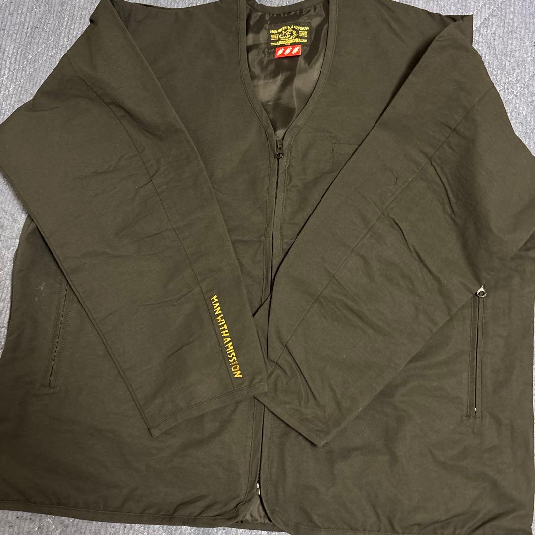 マンウィズアミッションロクヨンクロスノーカラージャケットＬ