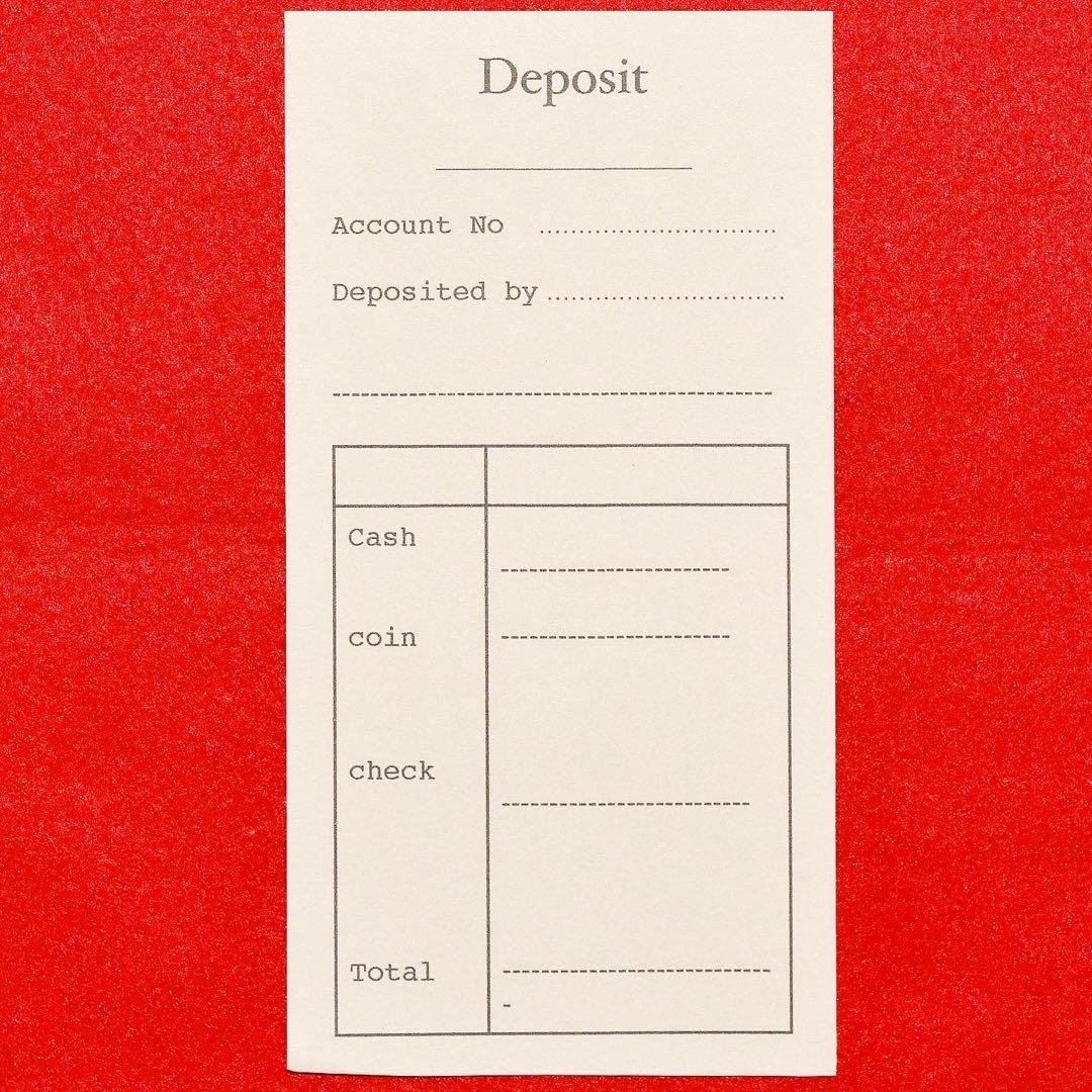 『エージェント・カーター』小道具 当座預金入金票