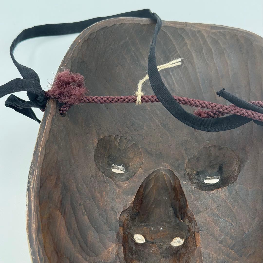 能面「若女」　木彫り　能　日本伝統　日本舞踊