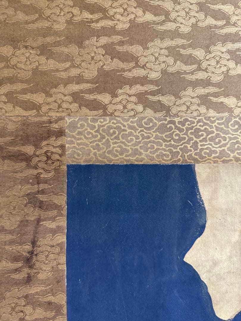 仏画　達磨　絹本肉筆　仏教美術　掛軸　送料込み250618