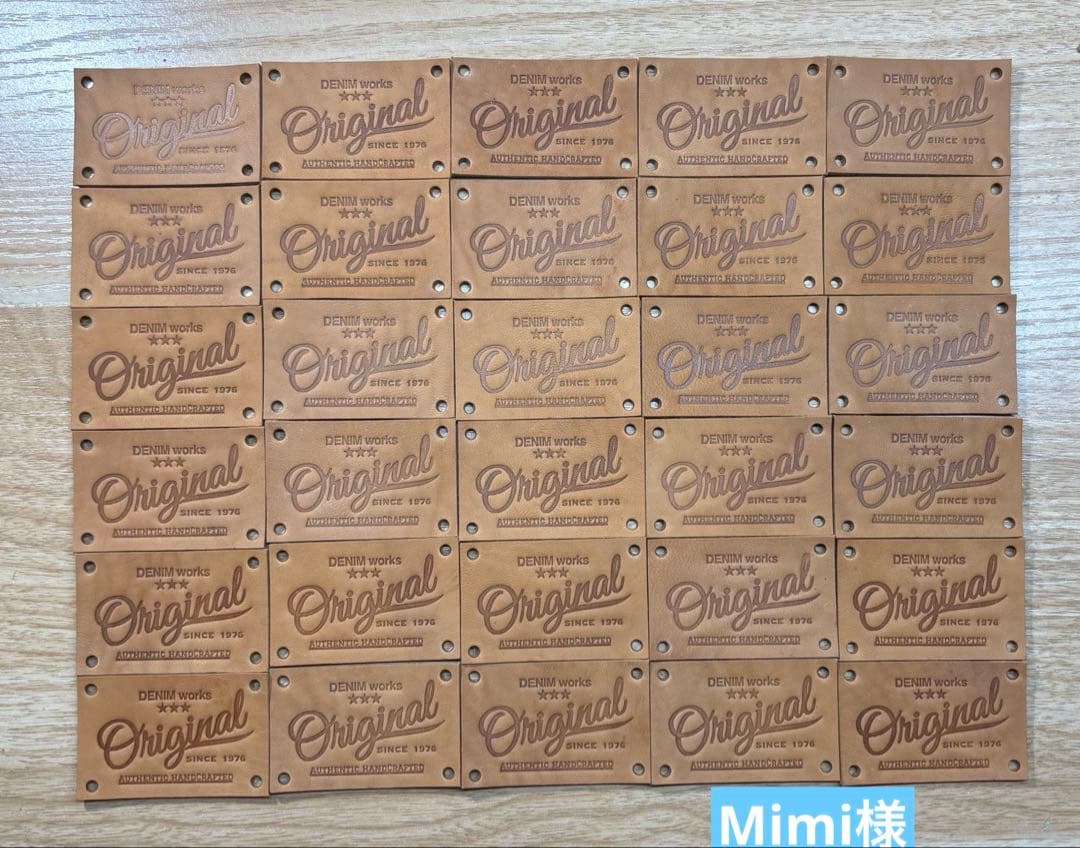 ★ Mimi様★ Original刻印 革タグ