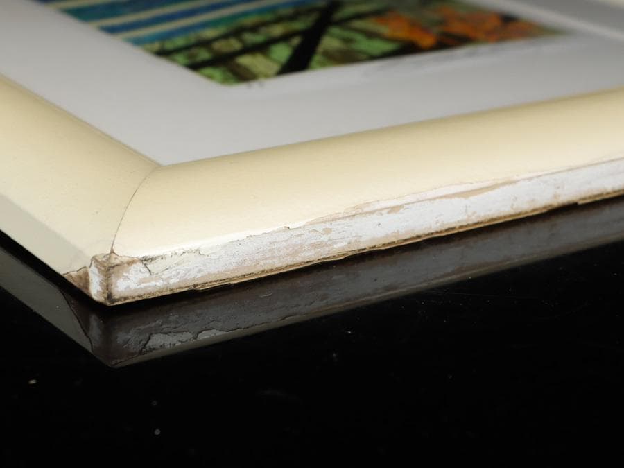 Y2370-2 鈴木英人【二人のウォーターフロント】シルク 直筆サイン AP