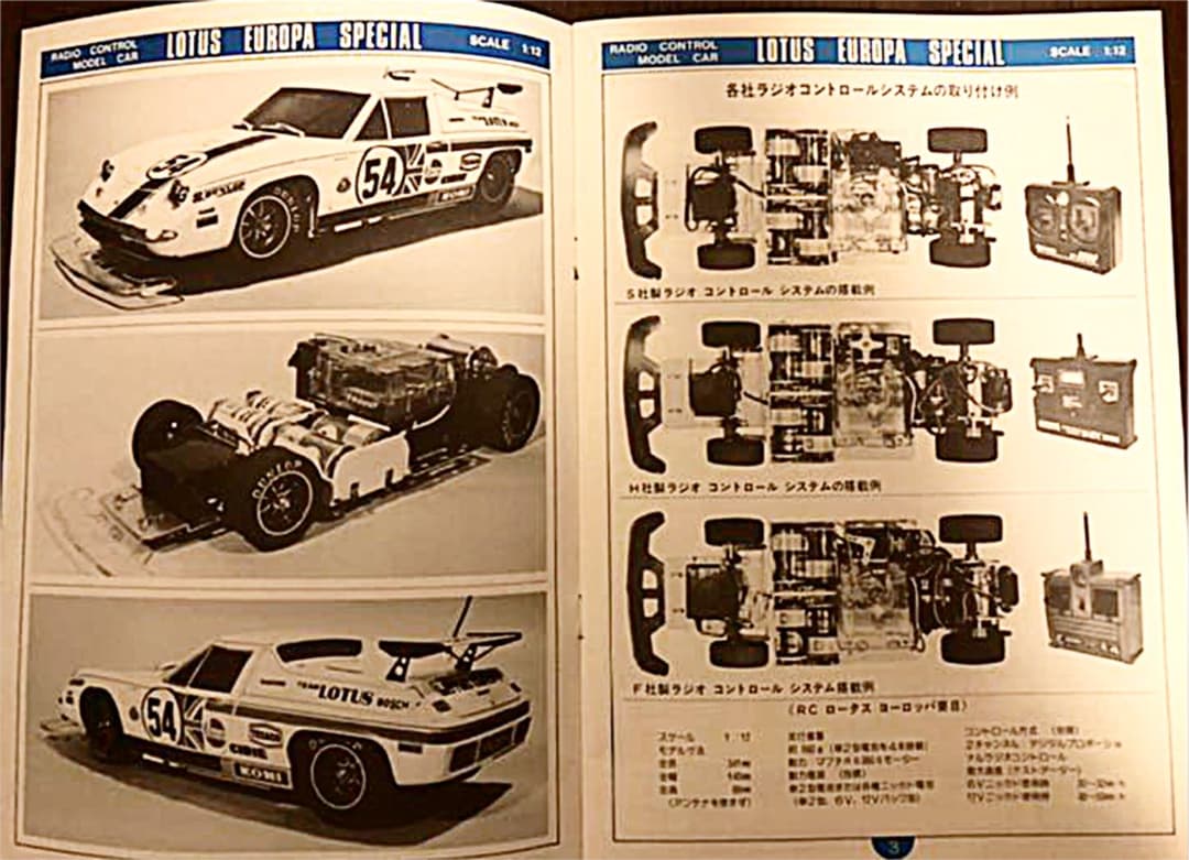 ニチモ ラジコン　RC ロータス ヨーロッパ スペシャル　LOTUS