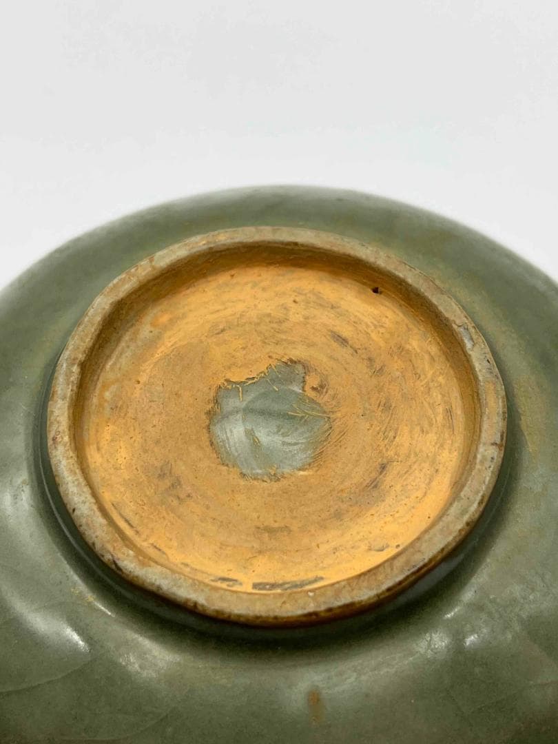 元時代から明時代　青磁　龍泉窯茶碗　大鉢 青磁茶碗　越州窯 唐物(D-65)