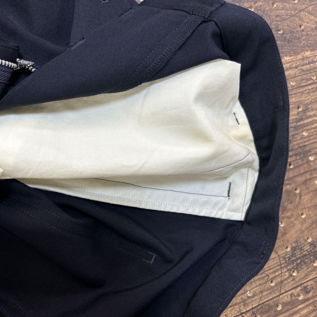 新品タグ付　コムデギャルソン　サルエルパンツ　黒　紺　L ウール100%