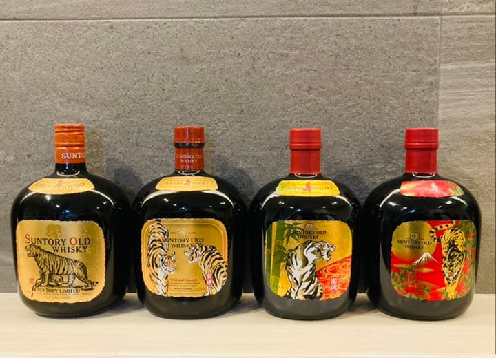 【縁起物】オールド　寅歳ボトル　寿サントリーウイスキー　干支ボトル
