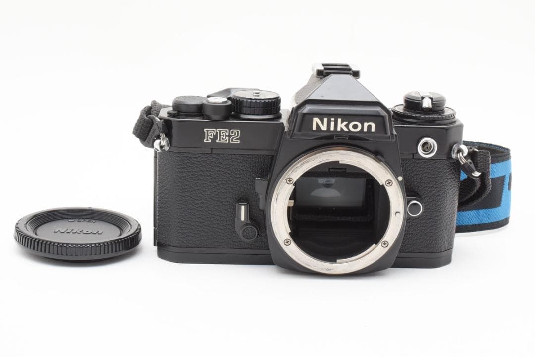 超美品 NIKON FE2 ブラック　フィルムカメラ　モルト新品交換済 M245