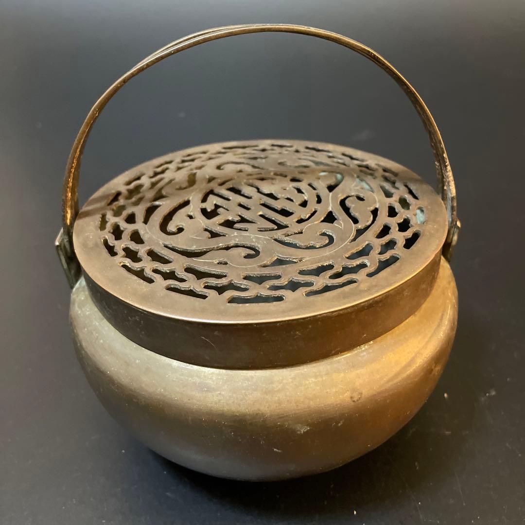 李朝　古銅　香炉　１７９６年製