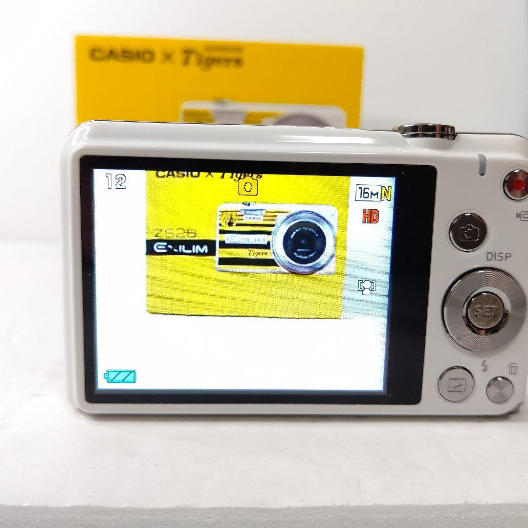 カシオ　エクシリム　デジタルカメラ　阪神タイガースモデル　極美品　EX-ZS26