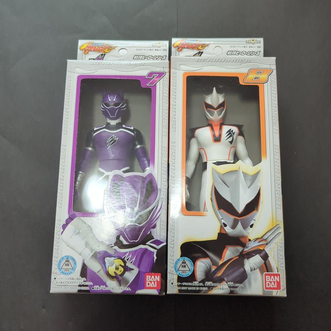 【未開封.未使用】ゲキレンジャー　ソフビセット