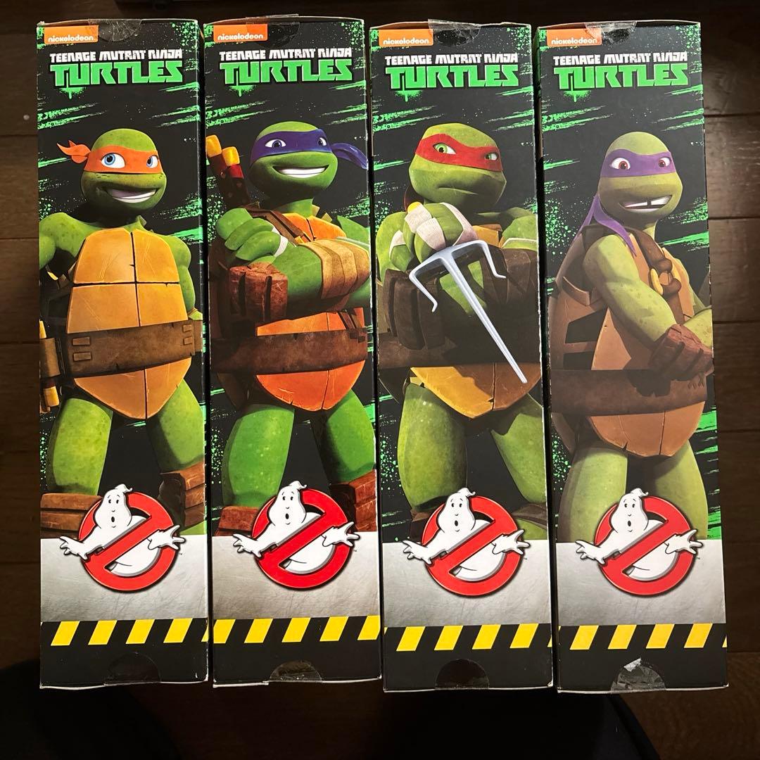 ニコロデオン　タートルズ×ゴーストバスターズ　フィギュア4体セット