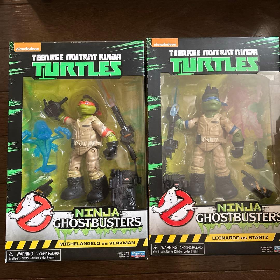 ニコロデオン　タートルズ×ゴーストバスターズ　フィギュア4体セット