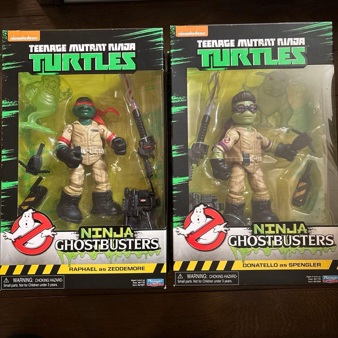 ニコロデオン　タートルズ×ゴーストバスターズ　フィギュア4体セット