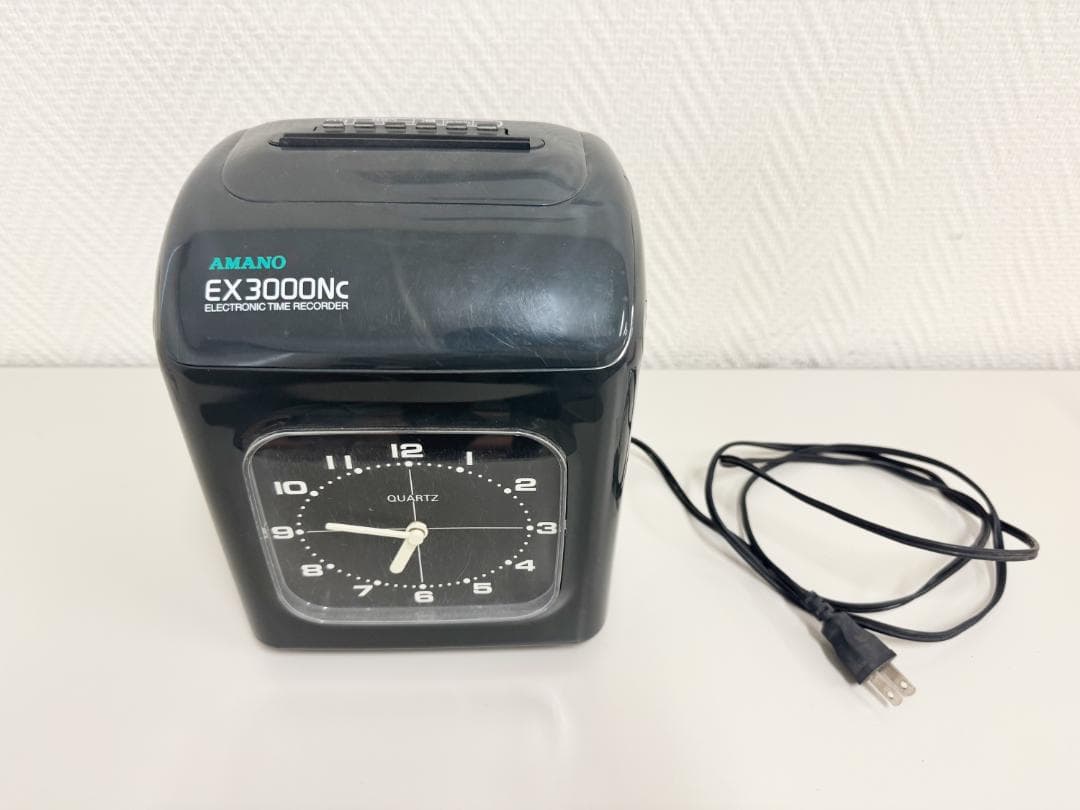 Amano EX3000Nc タイムレコーダー(黒)