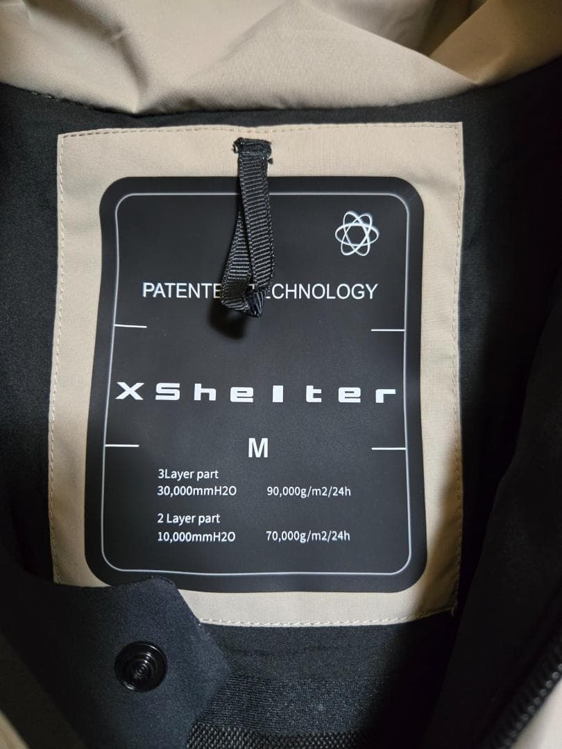 エックスシェルター（R）断熱βプレミアム超透湿防水防寒ジャケット Mサイズ