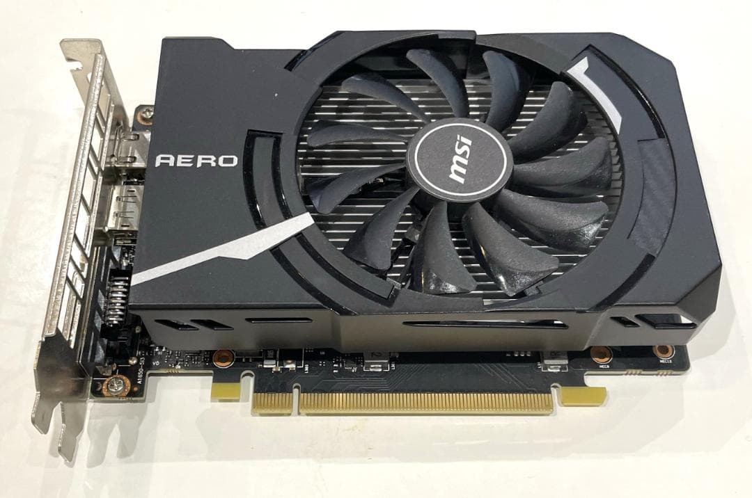 グラフィックボード・グラボ・ビデオカード GeForce GTX1650 AERO ITX 4GB OC