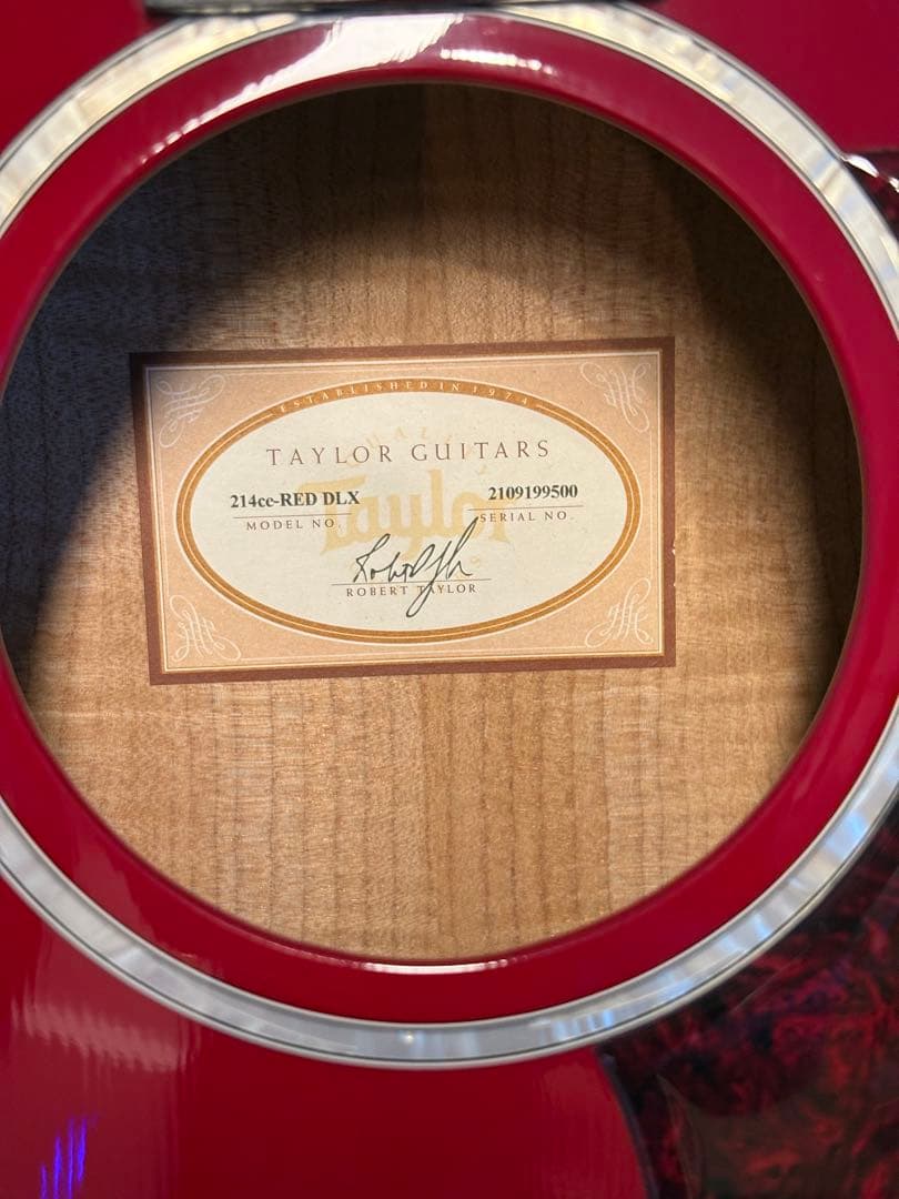 【超美品】Taylor 214ce RED DLX ES2 2019 ケース付