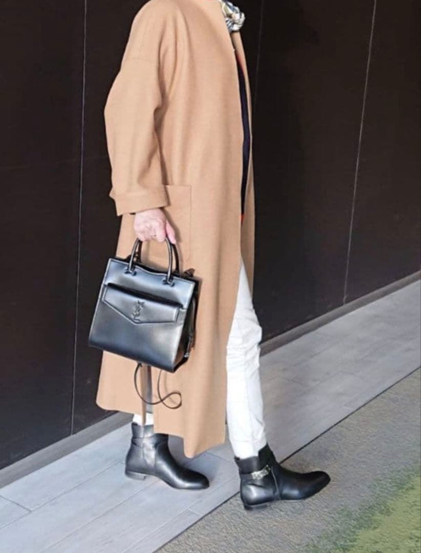 専用SAINT LAURENT ブラックレザーショルダーバッグ