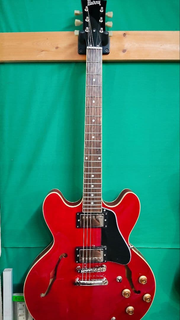 【BURNY】セミアコ RSA-70 CR(チェリーレッド)