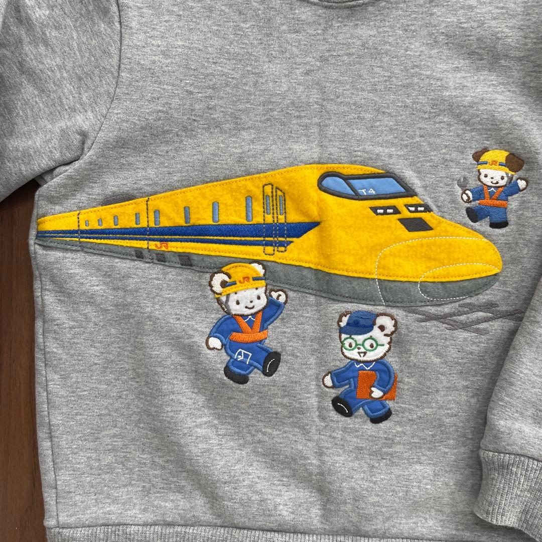 familiar ファミリア　ドクターイエロー　新幹線　トレーナー 110cm