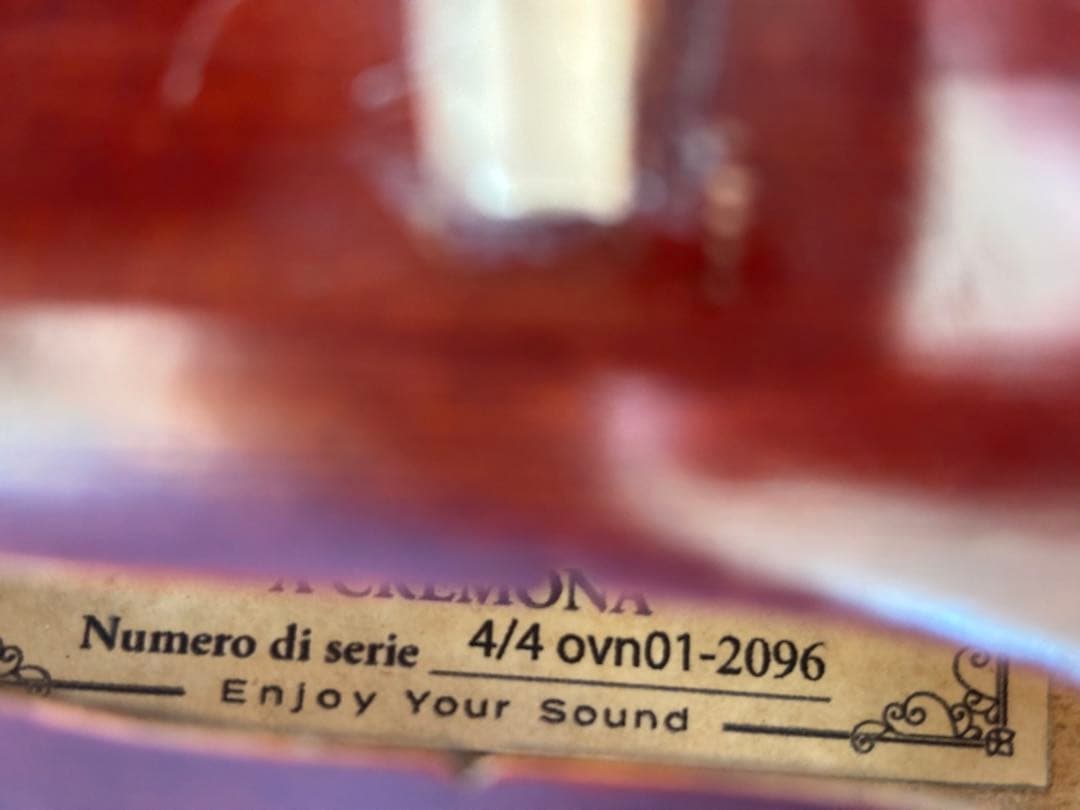 Fiumebianca バイオリンケースとBella Armonia バイオリン