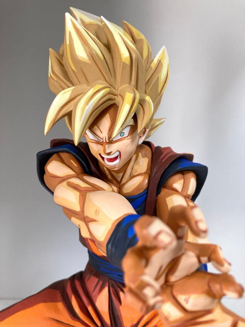 ドラゴンボール フィギュア リペイント 超サイヤ人 孫悟空 グランディスタ 2体