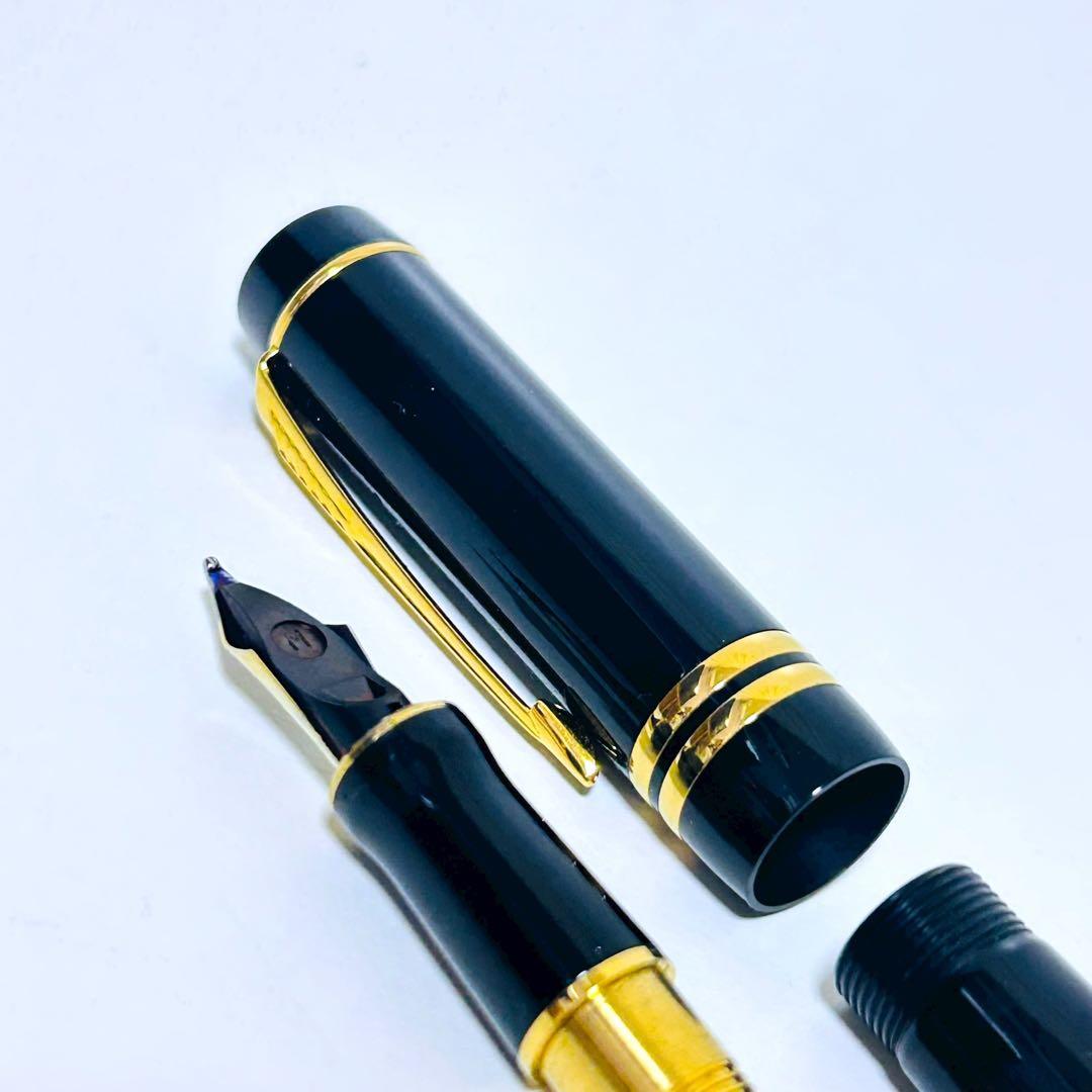 【極美品】PARKER 万年筆 DUOFOLD 黒 18K M 高級品