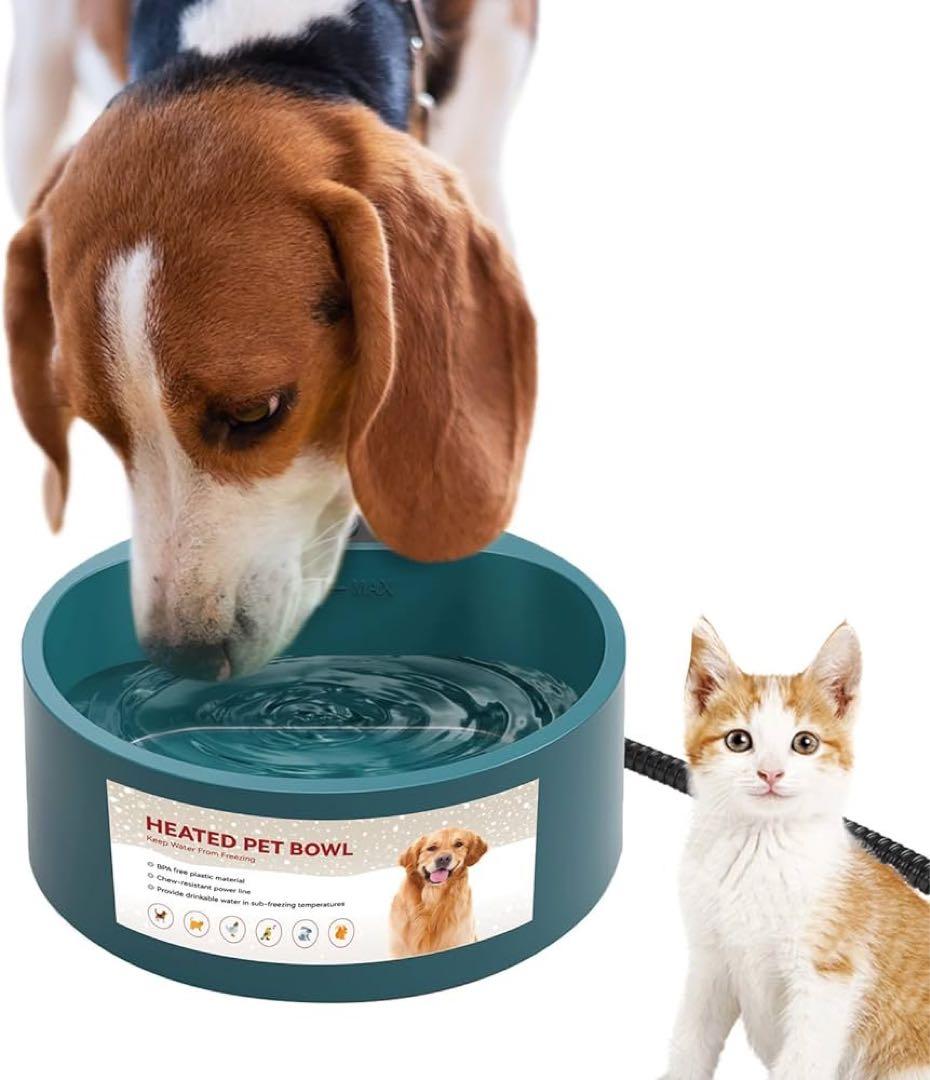 ❣️未使用❣️ Namsan 加熱ペットボウル 加熱 給水器犬猫水飲み器室内用屋外用