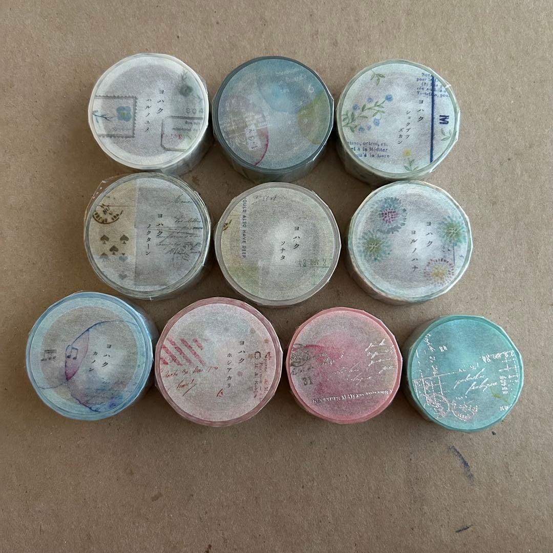 未使用　ヨハク　マスキングテープ