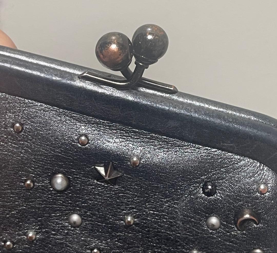 【希少】コーチ パース キスロック 水原希子 スターリべット シルバー