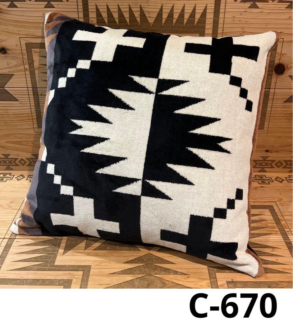 ペンドルトン クッションカバー リメイク C-670 スパイダーロック 他3点